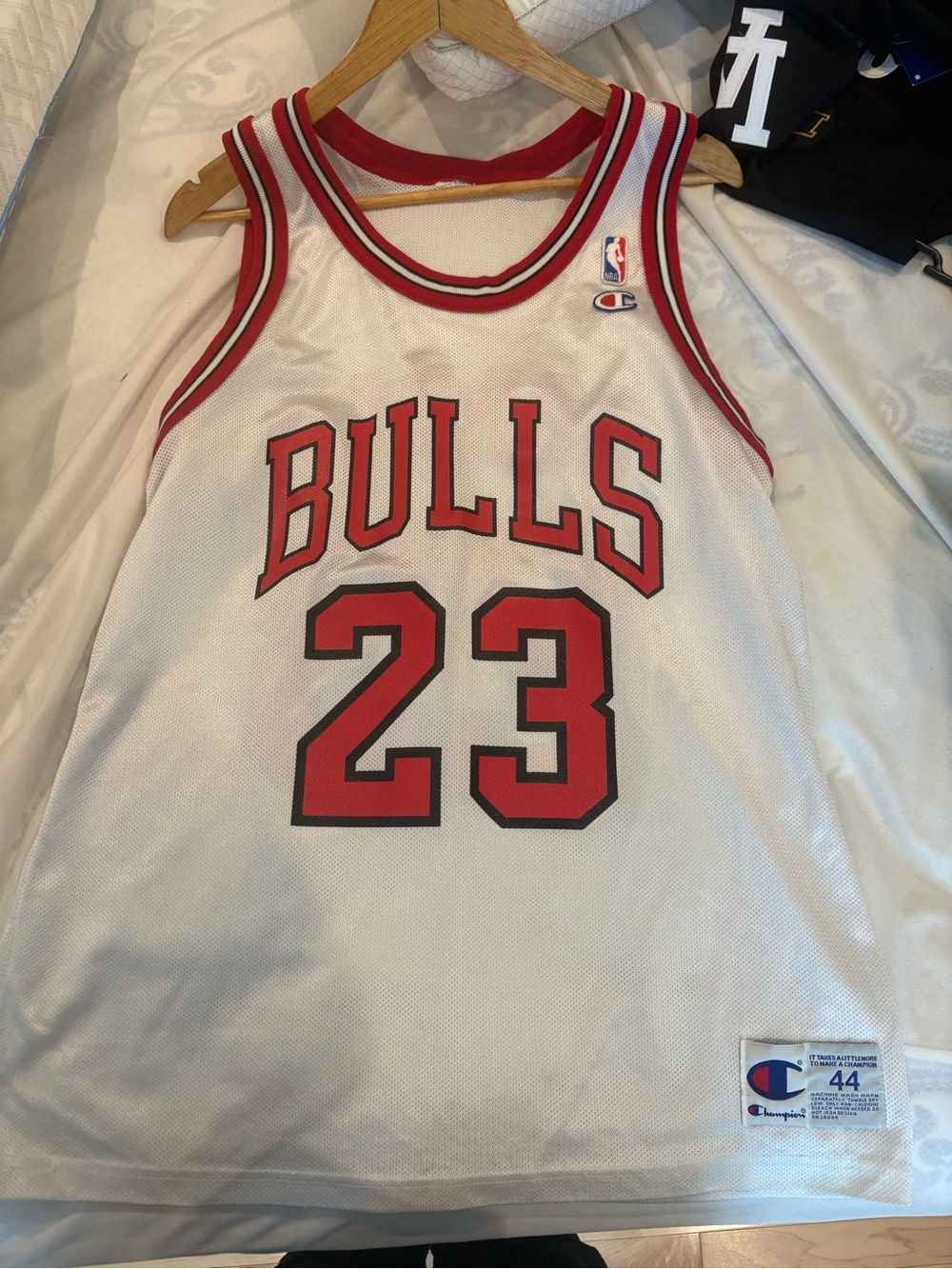 Champion Chicago Bulls Michael Jordan Jersey Size 44